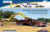 KUESEL EXCAVATING - Roland Industry Scoop · scheduled maintenance intervals with machine features such as KOMTRAX. New interim Tier 4 machines have KOMTRAX 4.0, which monitors new