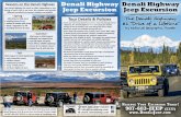 denalijeep.com · • midnight sun experience unpredictable weather • heat affects wildlife sightings ... provides access to more of Alaska's spectacular scenery and wildlife &