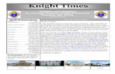 Knight Times...Knight Times From The Grand Knight Knights of Columbus Fr. George Council #3758 of Wayzata Plymouth, MN 55441 Volume 64, Issue 1 Brother Knights, This question seems