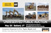 2005 Tesmec TRS1475 2002 Cat D6M XL* 2001 Tesmec … · 2002 Cat D6M XL* 2012 Cat 988H with Equipment located in Goodland, KS to be Sold Virtually. Unreserved Public Auction | Cat