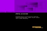 User Manual PPC-4151W - Advantechadvdownload.advantech.com/productfile/Downloadfile5...User Manual PPC-4151W Intel® Core i processor based microcomputer, with 15.6" color TFT LCD