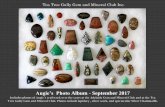 Augie’s Photo Album - September 2017 - WordPress.com · 2017-11-05 · Tea Tree Gully Gem and Mineral Club Inc. Augie’s Photo Album - September 2017 Includes photos of Augie’s