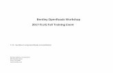 Bentley OpenRoads Workshop 2017 FLUG Fall Training 2018-02-01آ  Bentley OpenRoads Workshop 2017 FLUG