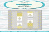 Sailing - rileyblakedesigns.com · Sailing Sailing Column Refer to the quilt photo for block placement as each column is different. Sew 2 Sailboat Blocks, 2 assorted print 8½”