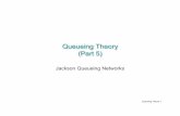 Queueing Theory (Part 5) - University of Washingtoncourses.washington.edu/inde411/QueueingTheoryPart5.pdfQueueing Theory (Part 5) Jackson Queueing Networks . ... What is a Jackson