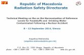 Republic of Macedonia Radiation Safety Directorategnssn.iaea.org/RTWS/general/Shared Documents/Radiation Protection/TM on... · Republic of Macedonia Radiation Safety Directorate