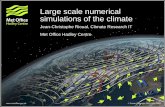Large scale numerical simulations of the climatearith24.arithsymposium.org/slides/s8-rioual.pdfLewis Fry Richardson ... Single prec words are half the size of double prec words Compute