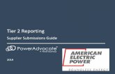 Tier 2 Reporting - American Electric PowerPower Advocate, Inc. Confidential 6 User Setup & Login Step 1 –Follow the link in the Portal Invitation email sent from AEP-- If you already