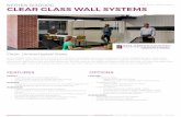 SERIES SI3000C PRODUCT DATA SHEET CLEAR GLASS WALL … · oriovtioco R R Gv A R Clean, Uninterrupted Views Series SI3000C Clear Glass Walls eliminate vertical stiles, allowing for