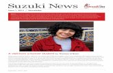 Suzuki News · 2019-02-20 · Suzuki News . Term 1, 2019 3 Mindfulness and the Suzuki Lesson by Kylie Mahony The young child frowns in concentration, the teacher leans in closer with