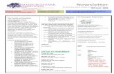 ROXBURGH PARK Newsletter PRIMARY SCHOOL...Roxburgh Primary School for 2017. Its aim is to settle children into the school environment and assist them in preparing for school. The sessions