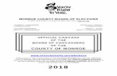 2018...1 CANVASS OF VILLAGE ELECTION RESULTS We, Thomas F. Ferrarese and Douglas E. French, Board of Elections of the County of Monroe, having canvassed the votes cast at the following
