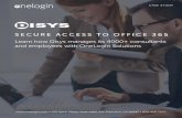 CASE STUDY - OneLoginresources.onelogin.com/CS-Disys-Case-Study.pdf · CASE STUDY Keeping Infrastructure Simple DISYS already had a datacenter in place, with plenty of expansion capability