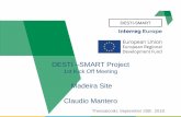 DESTI SMART Project - Interreg Europe...DESTI-SMART Stakeholders Involvement in the Project: •Participate in inter-regional exchange of experience and policy learning events; •Meet