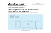Commercial Refrigerator & Freezer Service ManualTurbo Air Speed up the Pace of Innovation Commercial Refrigerator & Freezer Service Manual CAUTION! PLEASE KEEP POWER SWITCH ON BEFORE