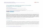 Corruption and Economic Growth: Evidence from Egypt · 2014-09-04 · In this section we formulate an economic growth model—based on analytical framework outlined above—to capture