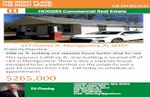 PowerPoint Presentation€¦ · Property Overview 5000 sq. ft. building and separate house barber shop for sale This spacious 5,000 sq. ft. strip building is located off of I-65 in