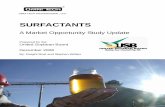 Surfactants Market Opportunity Study - January 2009 · • The emergence of oleochemical-based biosurfactants • A gradual emergence of new product and market application opportunities