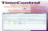 TimeControl · 2017-12-05 · to HR systems such as PeopleSoft and to payroll systems such as ADP as well as countless others. TimeControl’s batch tracking of any exported data
