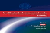 Post Disaster Needs Assessment in India · A report prepared for the India PDNA Study Project to describe the findings of an analysis of the ... State Field Visit Report 37 Annex-2: