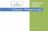EU Ecolabel Absorbent Hygiene Products User Manual · This User Manual1 is for guidance only and is designed to help you apply for the EU Ecolabel for absorbent hygiene products.