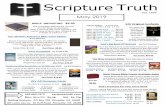 est. 1956 May 2019 - Scripture Truthscripturetruth.com/custom/May2019PDF.pdfest. 1956 Scripture Truth May 2019 540.992.1273 scripturetruth.com Mon. thru Fri. 8a-4p Sat. 8a-12p Contact