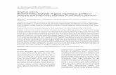 Original Article Bioinformatic analysis of gene expression profile … · 2018-08-31 · Bioinformatic analysis of gene expression profile in prostate epithelial cells exposed to