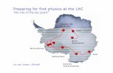 Preparing for first physics at the LHC - Nikhefivov/Talks/2009_june_Gottingen.pdf · Preparing for first physics at the LHC “th l f th t k”“the role of the top quark” Complex