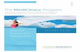 The MediClear Program · 2016-01-19 · Grape seed extract provides potent antioxidant compounds that help strengthen connective tissue and support healing.* MediClear-SGS contains