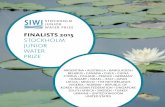 FINALISTS 2015 STOCKHOLM JUNIOR WATER PRIZE...2015 Stockholm Junior Water Prize Finalists 6 C H I N A inoculated with Phaeosphaeria microscopica fungi, Plants of romaine lettuce Lactuca