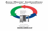 9804186 Accu-Therm Operation Manual - Paul Mueller Company · This Accu-Therm® Installation, Operation, and Maintenance Manual is intended as an instruction booklet for the newer