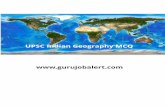 UPSC Indian Geography MCQ  · UPSC Indian Geography MCQ . Gurujobalert.com SSConlineexam.com Current Affairs Today 1. The correct sequence in the decreasing order in terms of total