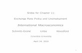 slides chapter11 exchange rate policy unemploymentmu2166/UIM/slides_chapter11_exchange_rate_policy... · Slides for Chapter 11: Exchange Rate Policy and Unemployment International