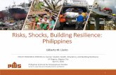 Risks, Shocks, Building Resilience: Philippines · 2016-07-26 · resilience (1) •Ballesteros and Domingo (2015) noted that there are sufficient legislative provisions to support