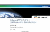 Enhanced PRTC G.8272.1 GNSS and Atomic Clocks Combined · PRTC vs. ePRTC Time Accuracy and Stability Time Error:
