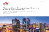 Canadian Shopping Centre Law Conference · 2018-05-03 · 4 Canadian Shopping Centre Law Conference C Life After Death: Coping With the Aftermath of a Co-Tenancy Failure | Room 716