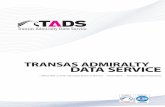 TRANSAS ADMIRALTY DATA SERVICE - NORGES ......Transas provides service with its own trained specialists in the 30 biggest ports, and supplies service in all other major ports via our