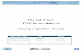 Project Group ENC harmonisation - RSOE · Project Group ENC harmonisation Status quo report RU – Transas Author / Project Partner: Date: Version: Vladimir Sekachev / Transas 2009-10-05