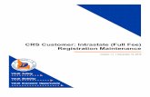 CRS Customer: Intrastate (Full Fee) Registration Maintenance · CRS Customer Intrastate (Full Fee) Registration Maintenance Version 1.1 | December 19, 2019 7 d) The Vehicle Details