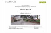 Royden Park Management Plan 17 - Wirral Council · 2017-03-23 · 3 Introduction Wirral Council has produced this document in conjunction with the advisory group and Friends Group
