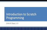 Introduction to Scratch Programming · 2017-04-12 · How to choose a Sprite from a file How to paint your own sprite Each sprite has its own scripts. You can right click any block
