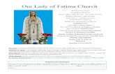 ur Lady of Fatima ChurchO · ike the wind.” Let us make the best of our time together with our spouses by attending a Worldwide Marriage En-counter Weekend. The next Weekends are
