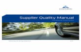Supplier Quality Manual · 4.5 Production Part Approval Process (PPAP) The PPAP with all requested documentation and samples according to the QAP/APQP process shall be available or