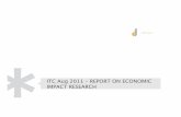 ITC Aug 2011 – REPORT ON ECONOMIC IMPACT RESEARCHProject Overview.! •Joint effort with ITC/DTD & Idaho Dept of Labor" •Sub-contract with EMSI (Moscow, ID, economicmodeling.com)