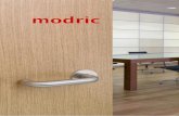 m od ricmodric.com/Modric_Inc/Catalogs_files/Modric collection R3.pdf1730 Modric pull handle with bolt through fixings. 400mm centres. Finishes: SS • PS • GT • BF 1730BB Pair,