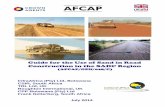 Guide for the Use of Sand in Road Construction in the SADC ... · International Development (DFID) for the preparation of the Guide on the Use of Sand in Road Construction in the