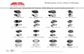 Malleable Iron Pipe Fittings American Standard …...Technical data, dimensions, materials & speciﬁ cations are subject to change without notice. MAS CA 05-10-2018 Malleable Iron
