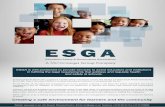 ESGA is well positioned to provide services to assist ... · these duties. ESGA is well positioned to provide services to assist educators and institutions in fulfilling their obligations.