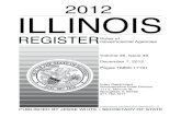 ILLINOIS...iii INTRODUCTION The Illinois Register is the official state document for publishing public notice of rulemaking activity initiated by State governmental agencies.