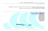 TS 100 616 - V05.00.01 - Digital cellular telecommunications … · TS 100 616 V5.0.1 (1998-08) Technical Specification Digital cellular telecommunications system (Phase 2+); Event